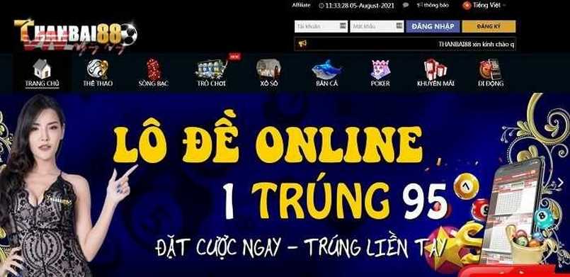 Website cá cược trọn gói Thanbai88